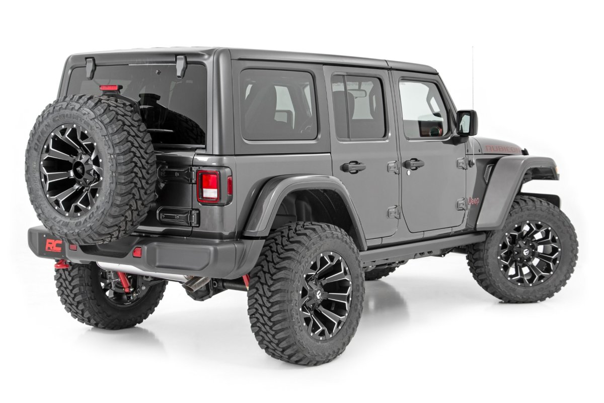 Jeep Wrangler Unlimited Suspension Lift Kit - Front + Rear - Rough Country - 2.5 Inch M1 - '24-'25